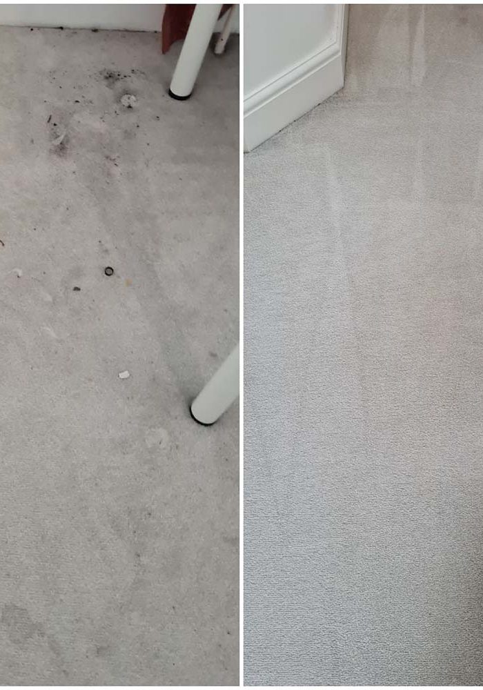 Carpet cleaning before and after