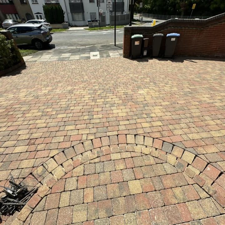 Driveway patio